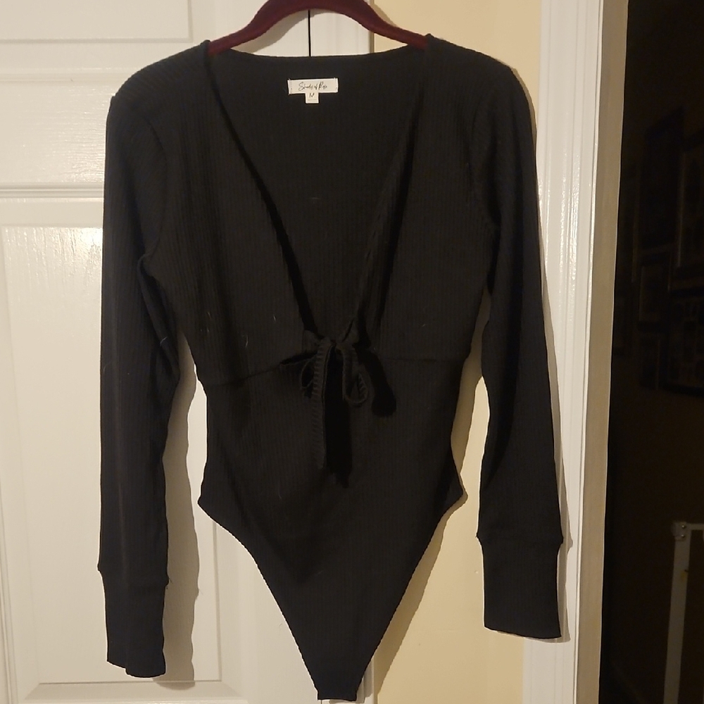 NWOT Black Long Sleeve Bodysuit